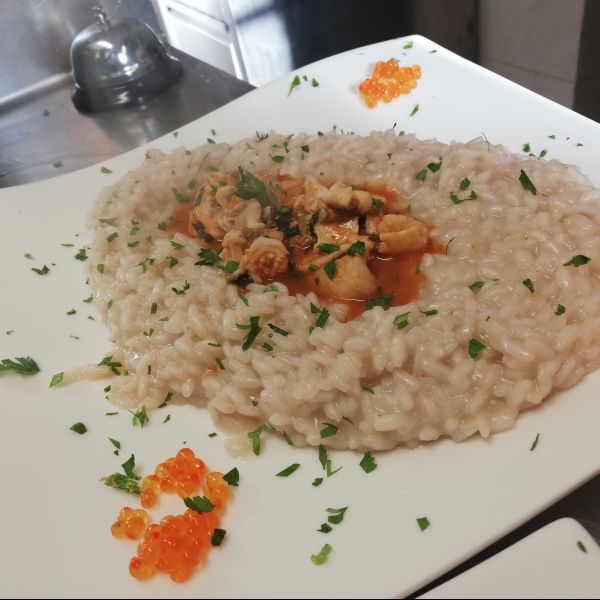 Risotto con Guazzetto di Lago 
